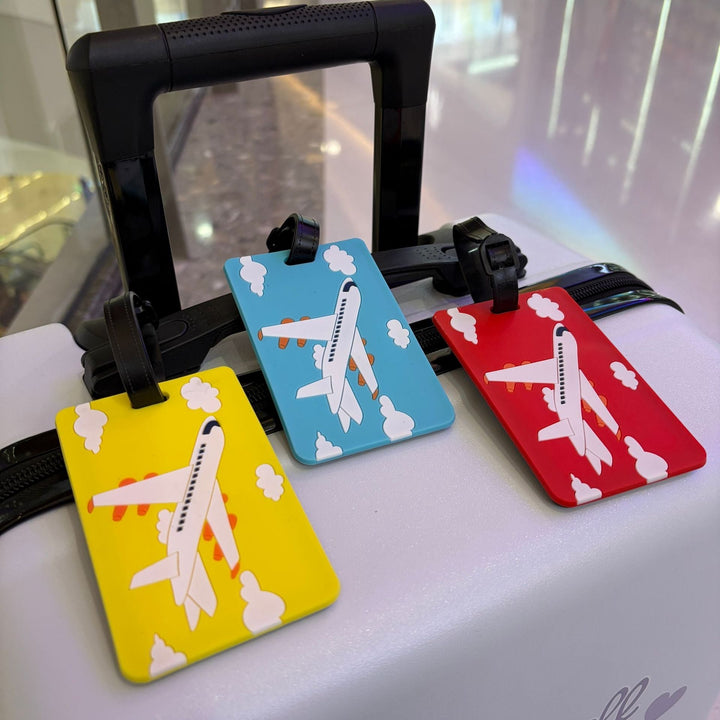 Airplane-Themed Luggage Tag Kalsten