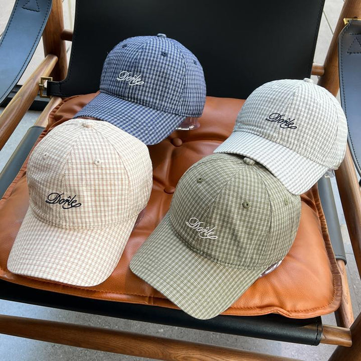 Women's Stylish Checkered Baseball Cap Kalsten