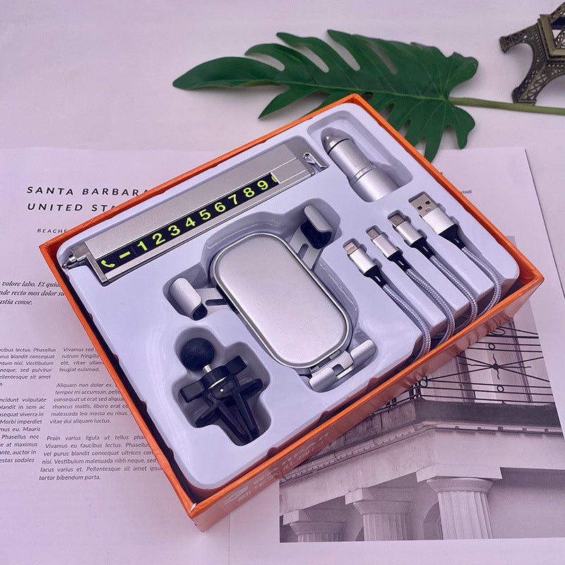 Unisex cordless car charging holder with integrated phone holder Kalsten