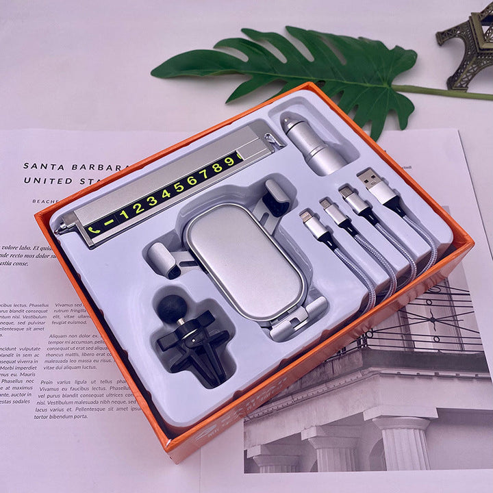 Unisex cordless car charging holder with integrated phone holder Kalsten
