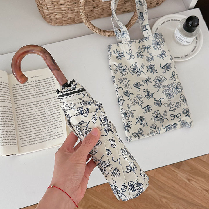 Ladies Foldable Shopping Bag with Floral Design Kalsten