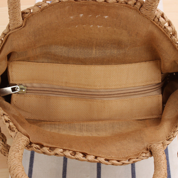 Round basket bag Kalsten