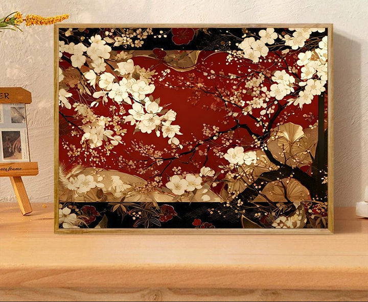 Floral-Themed Decorative Art Print Kalsten