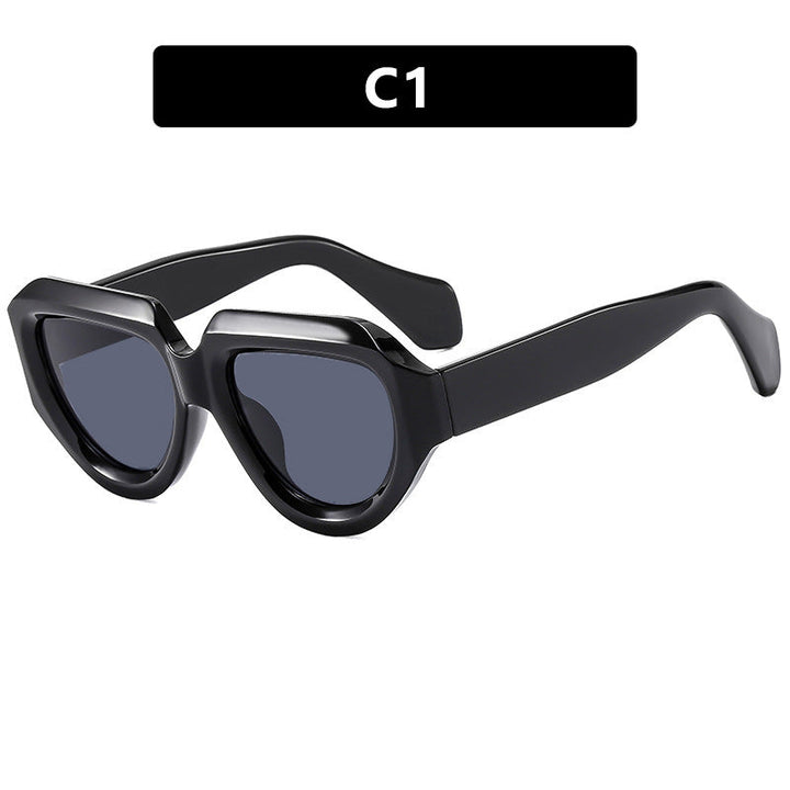 Women's fashionable sunglasses with unique, angular frame Kalsten