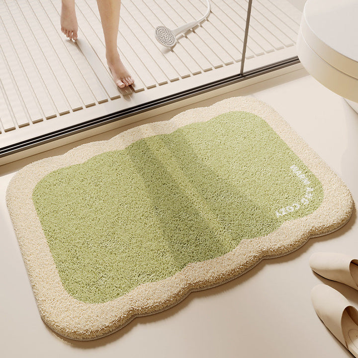 Soft Textured Bathroom Rug Kalsten