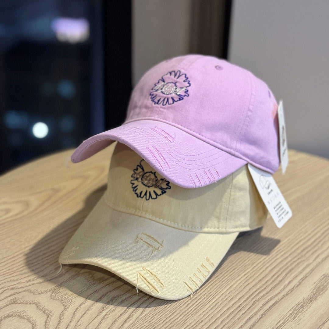 Unisex Embroidered Flower Design Baseball Cap Kalsten