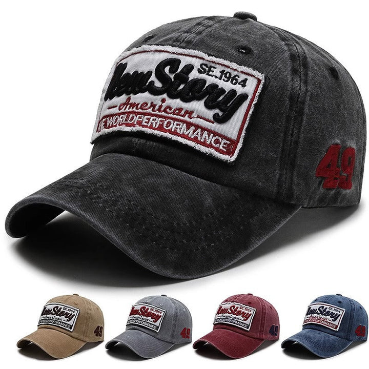 Men's Vintage-Inspired Embroidered Casual Cap Kalsten