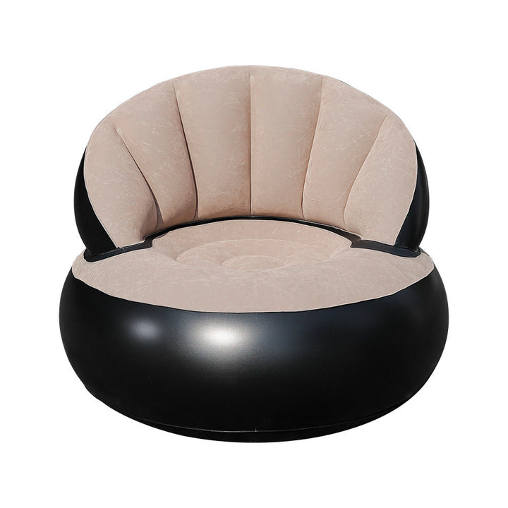 Women's Inflatable Comfort Armchair with Soft Surface Texture Kalsten