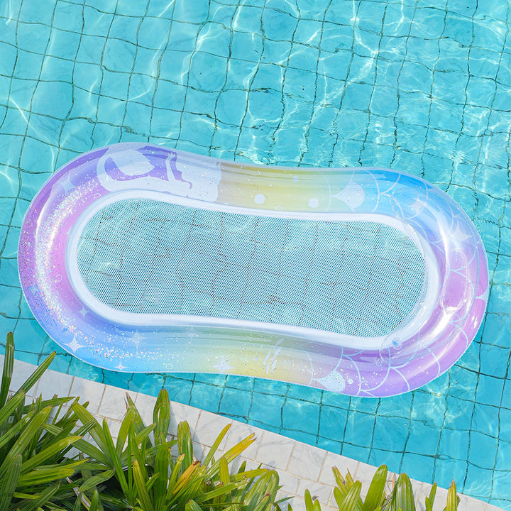 Women Inflatable Water Lounge with Mesh Surface Kalsten