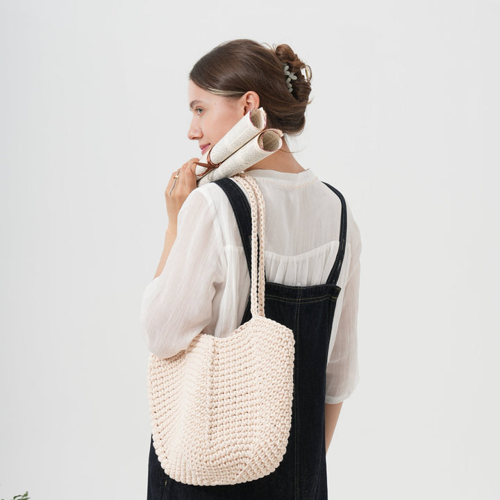 Handmade Tote Bag Made from Organic Material Kalsten