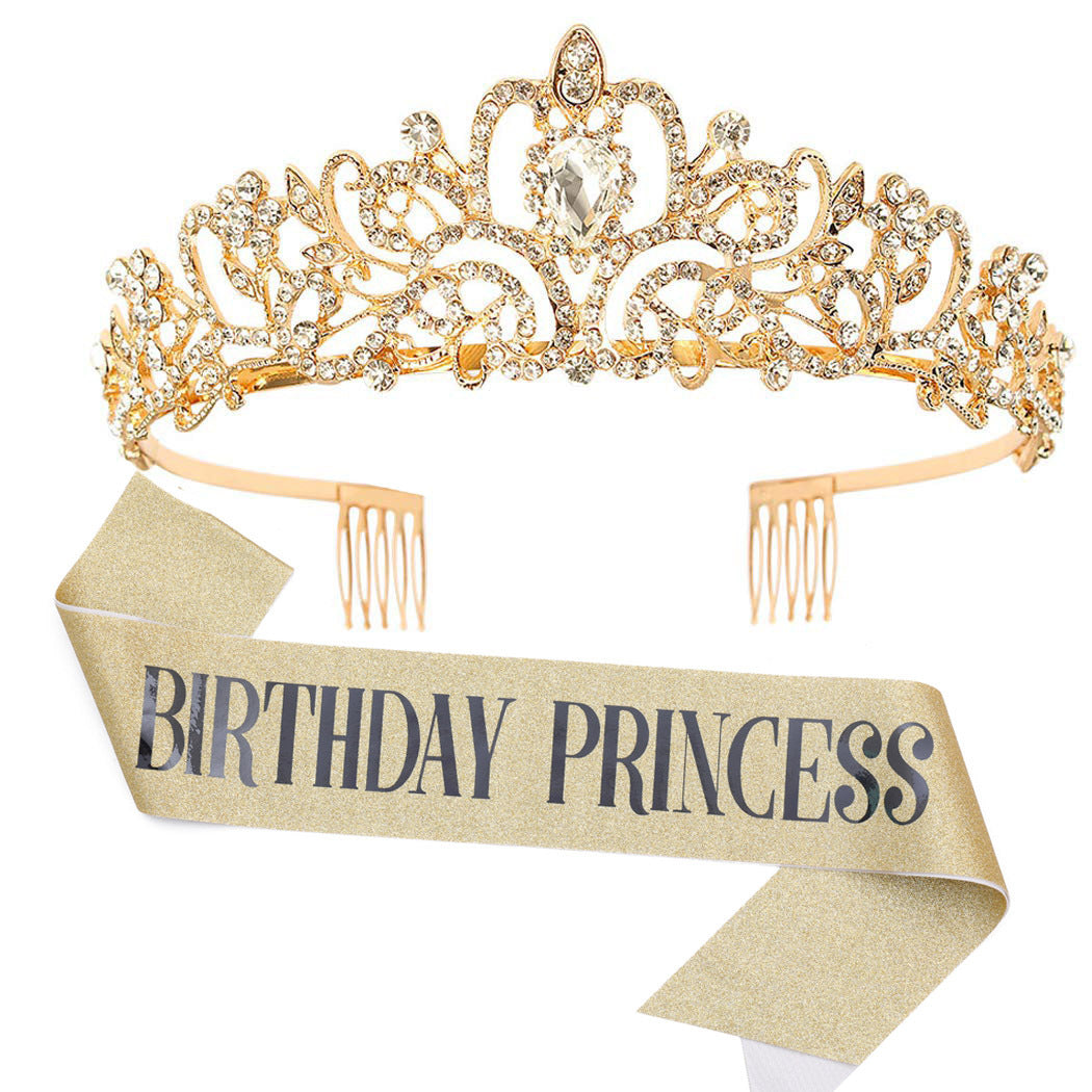 Women's Birthday Sash with Glitter Design Kalsten