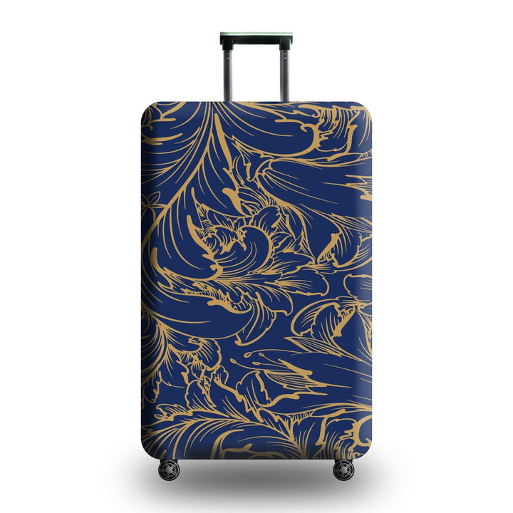 Unisex hard shell trolley with eye-catching marble print, telescopic handle and impact-resistant construction Kalsten