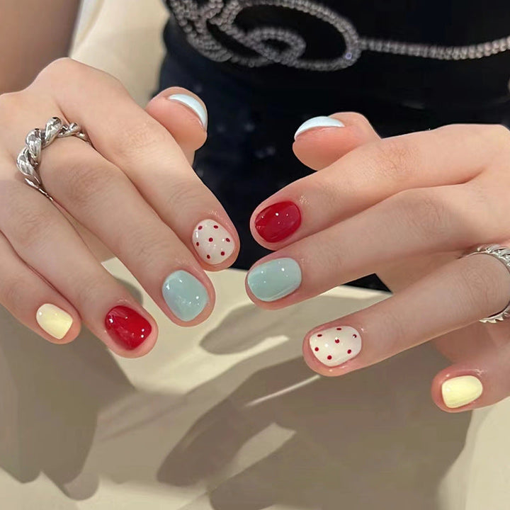 Cute Polka Dot Nail Art Set Kalsten