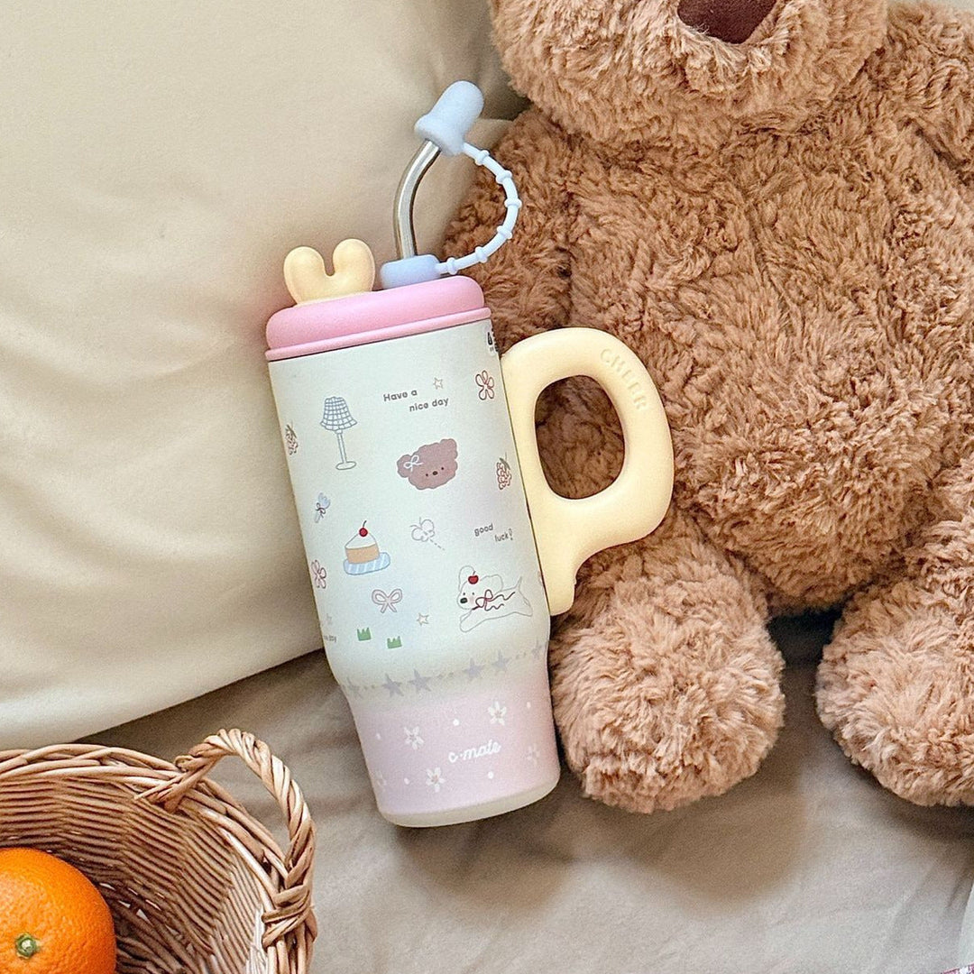 Women Practical Drinking Containers with Innovative Carry Handle Kalsten