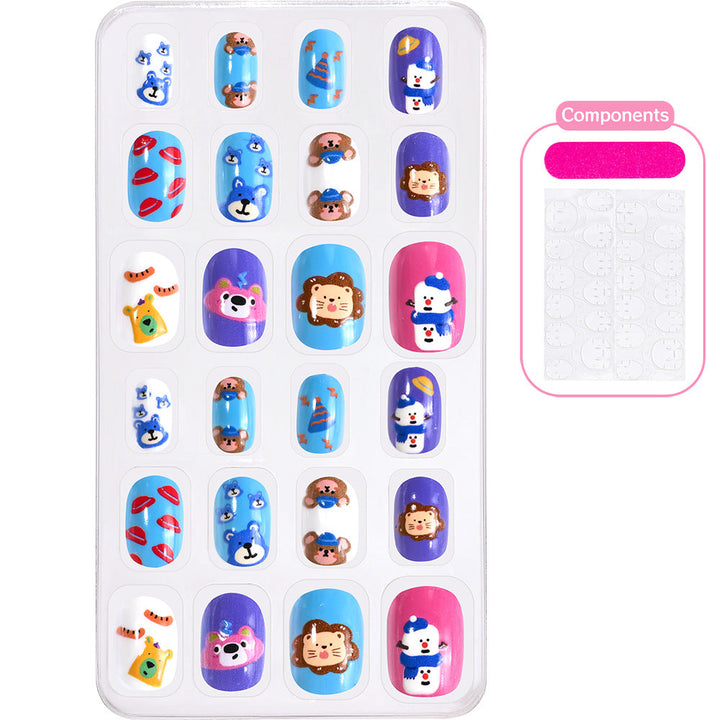 Themed Summer Beach Nail Art Press-On Nails Kalsten