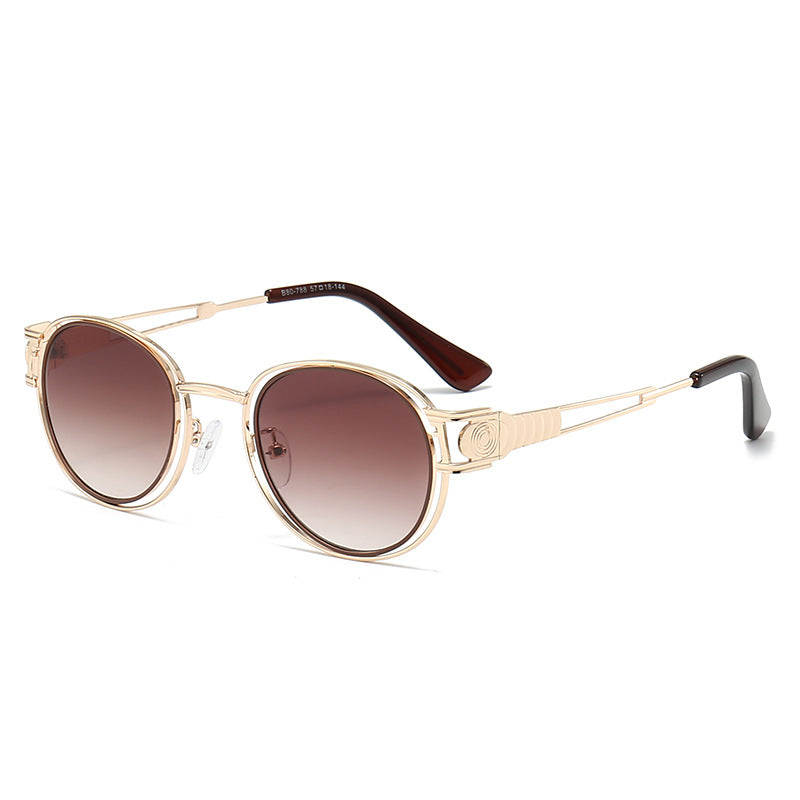 Women's sunglasses with fashionable metal frame and comfortable nose pads Kalsten