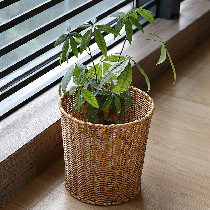 Unisex High-quality decorative storage basket with natural rattan structure Kalsten