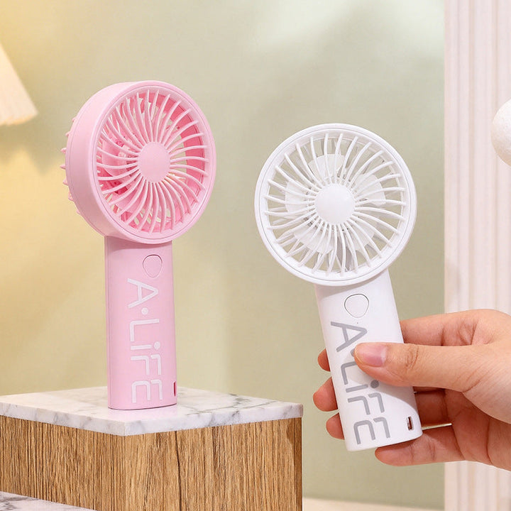 Women's Portable Hand Fan with USB Charging Function and Ergonomic Design Kalsten 1782398222