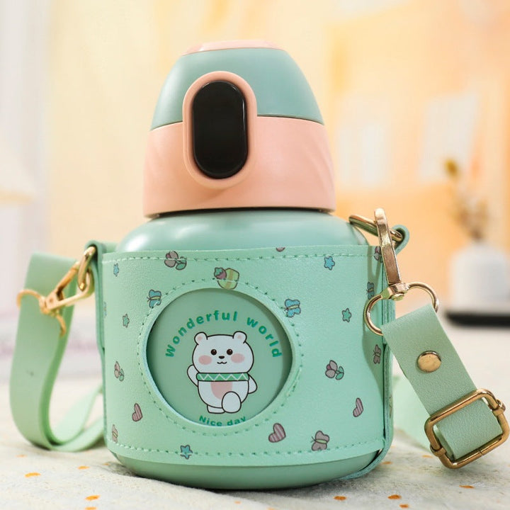 Ladies insulated drinking bottle with stylish animal motif Kalsten