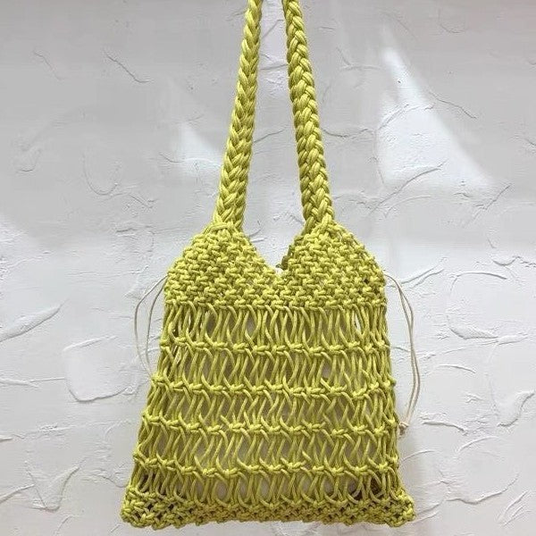 Hand-knotted shopping and beach bag Kalsten