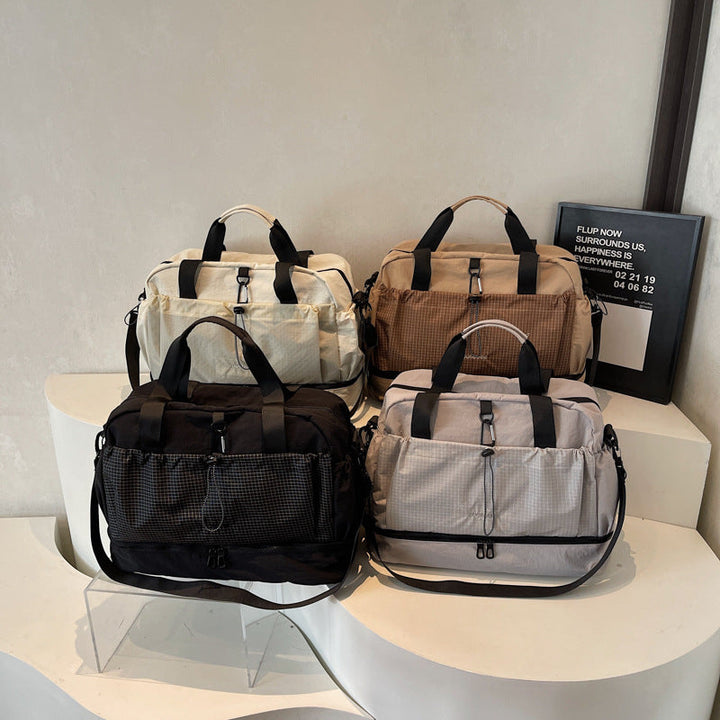 Spacious Fitness Bag With Removable Shoulder Straps Kalsten