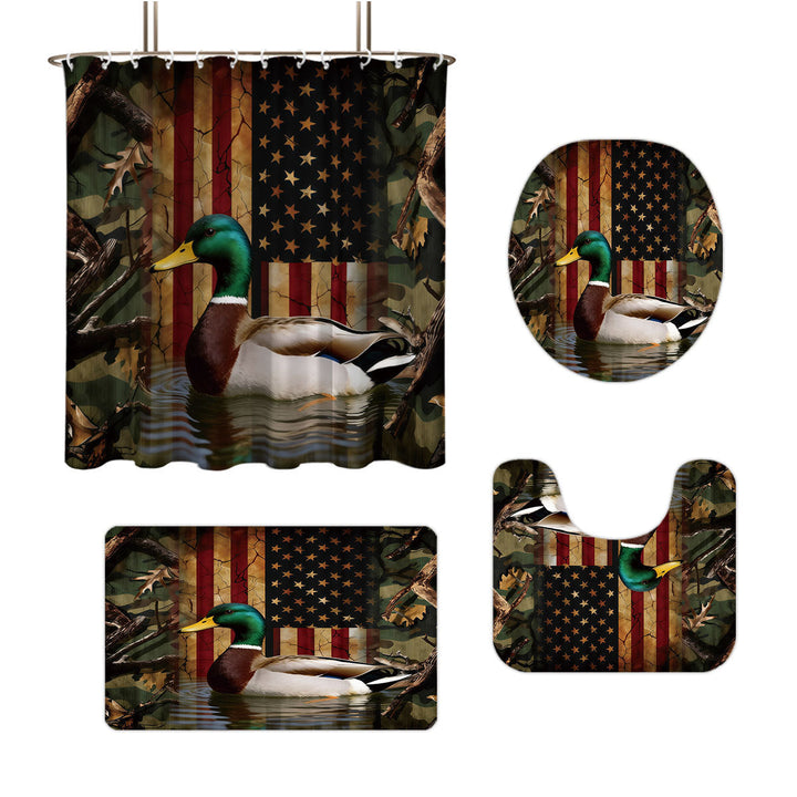 Digital Duck-Themed Bathroom Set Kalsten