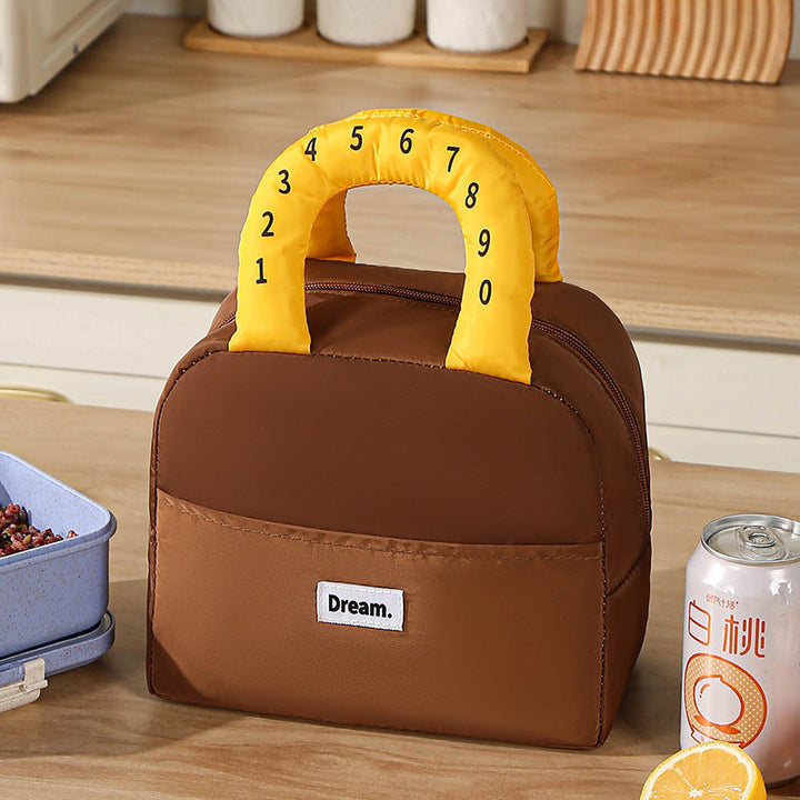 Insulated Lunch Bag with Colorful Handles Kalsten