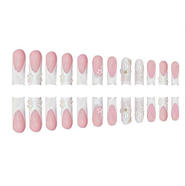 Decorative Press-On Nail Set Kalsten