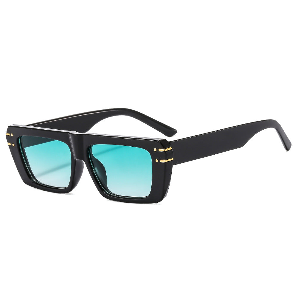 Women's fashionable square sunglasses with shiny accents Kalsten
