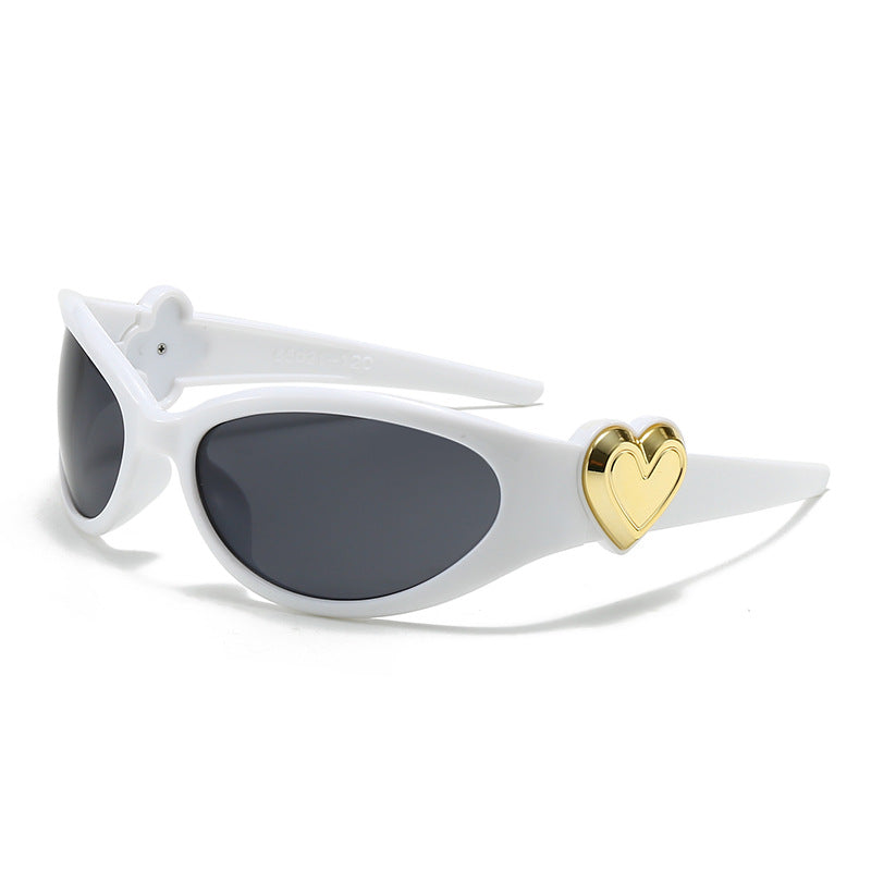 Ladies fashionable sunglasses in stylish heart design Kalsten