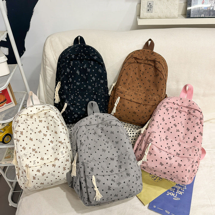 Textured Corduroy Everyday Backpack Kalsten
