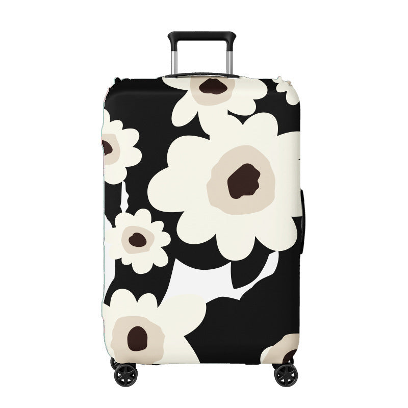 Women's hard shell suitcase with exciting travel motif Kalsten