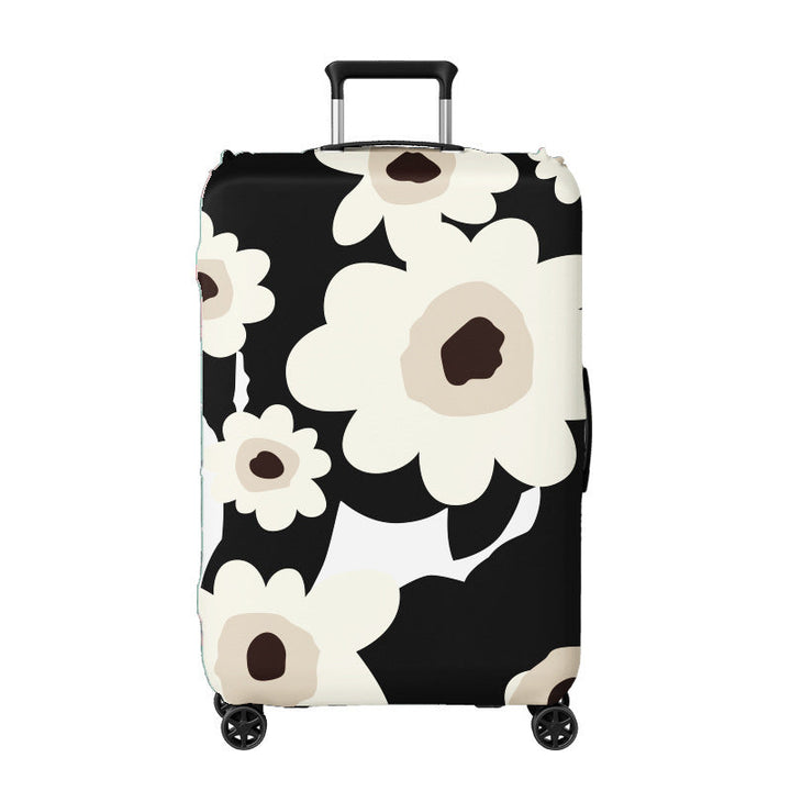 Women's hard shell suitcase with exciting travel motif Kalsten