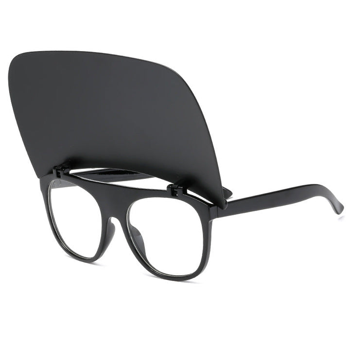 Women's corrective glasses with removable Kalsten shield