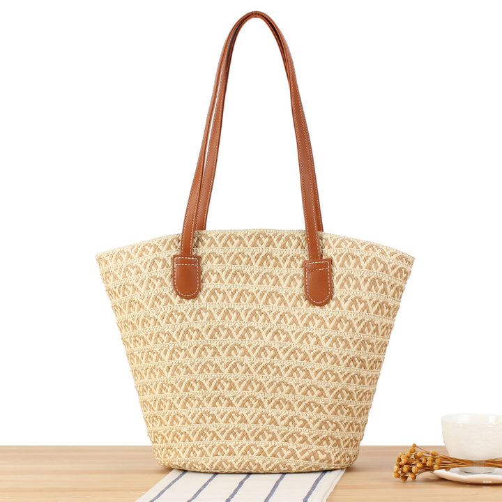 Beach bag with refined leather accents Kalsten