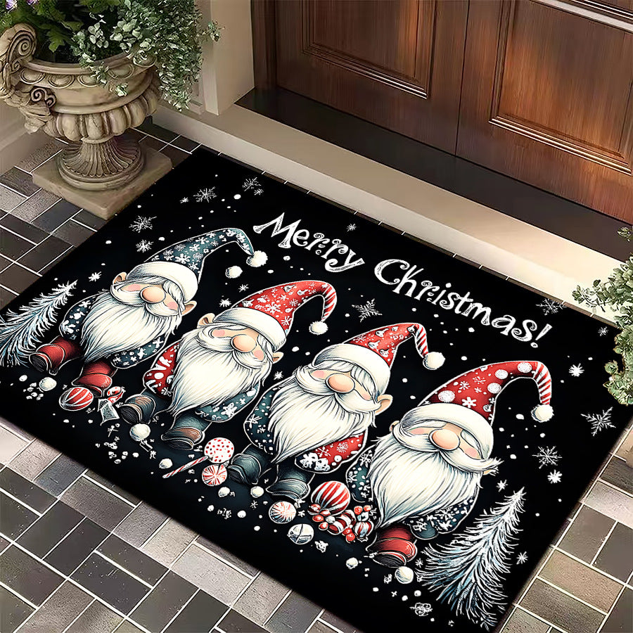Festive Dog-Themed Entryway Mat Acalora