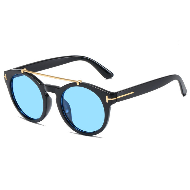 Ladies fashionable sunglasses with elegant round lenses Kalsten