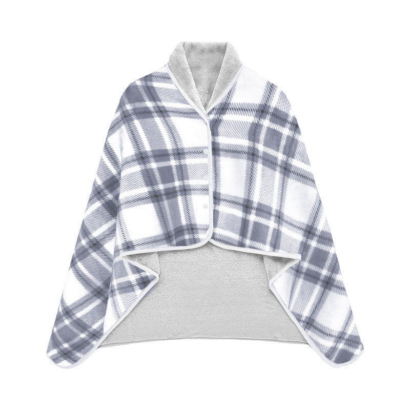Ladies' wrap blanket made of cozy wool blend Kalsten