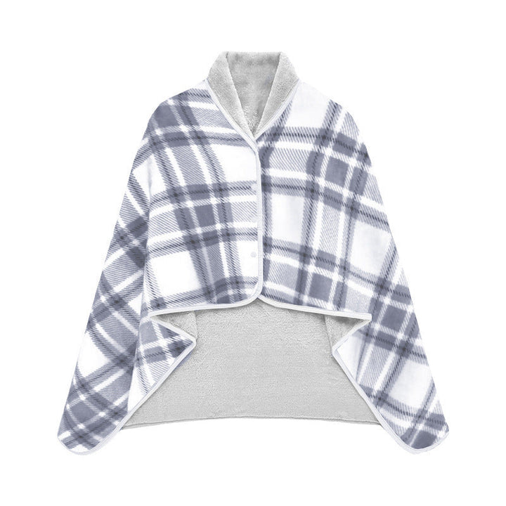 Ladies' wrap blanket made of cozy wool blend Kalsten