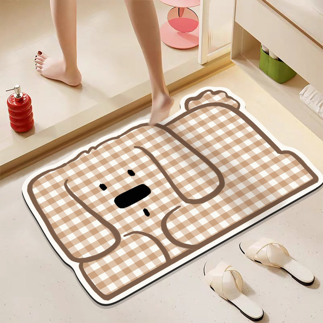 Fun Hamburger-Themed Bath Mat Kalsten