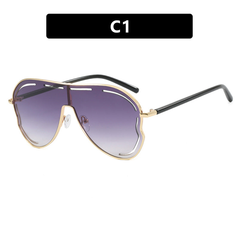Ladies luxurious pilot sunglasses with modern frame Kalsten