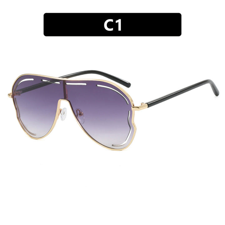 Ladies luxurious pilot sunglasses with modern frame Kalsten