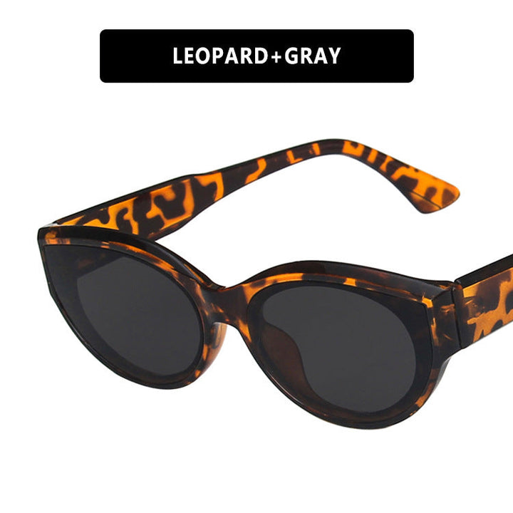Women Cat-Eye Sunglasses with stylish leopard pattern and UV protection Kalsten