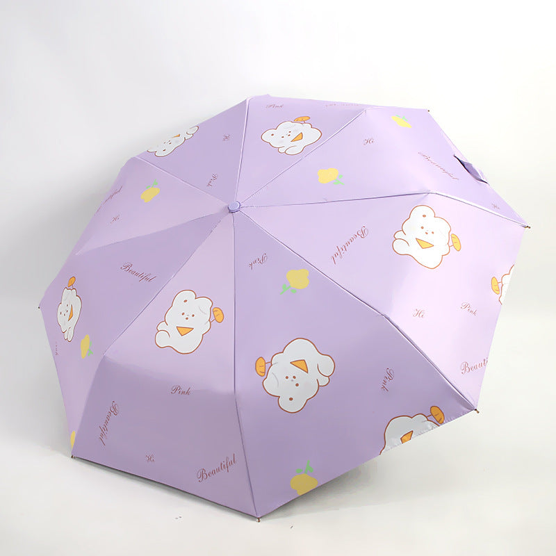 Women's Foldable Umbrella with Cute Design Kalsten