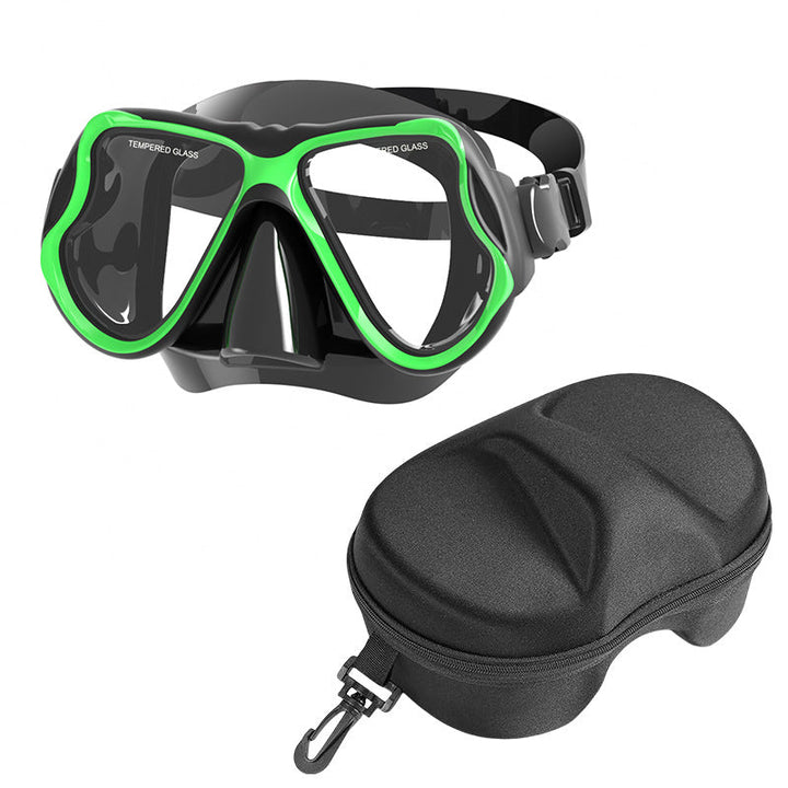 Diving mask with wide field of vision and comfortable wearing comfort Kalsten