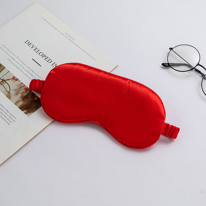 Unisex nan luxurious satin sleep mask with adjustable elastic band and soft padding Kalsten