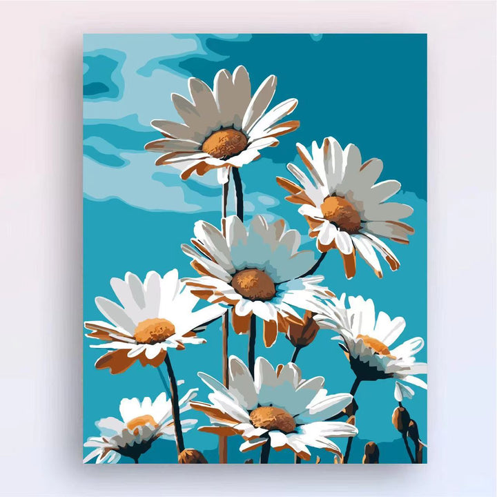 Contemporary Lotus Floral Canvas Art Print Kalsten