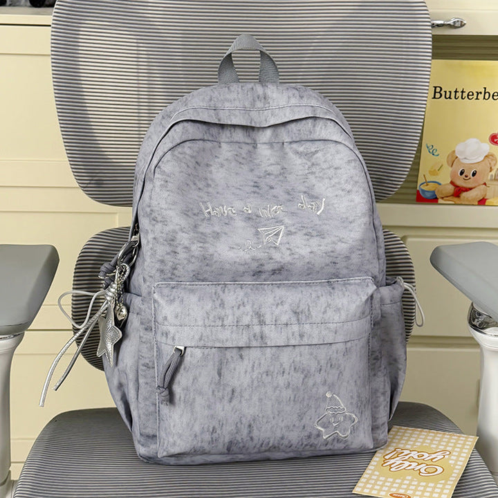 Playful Textured Backpack
