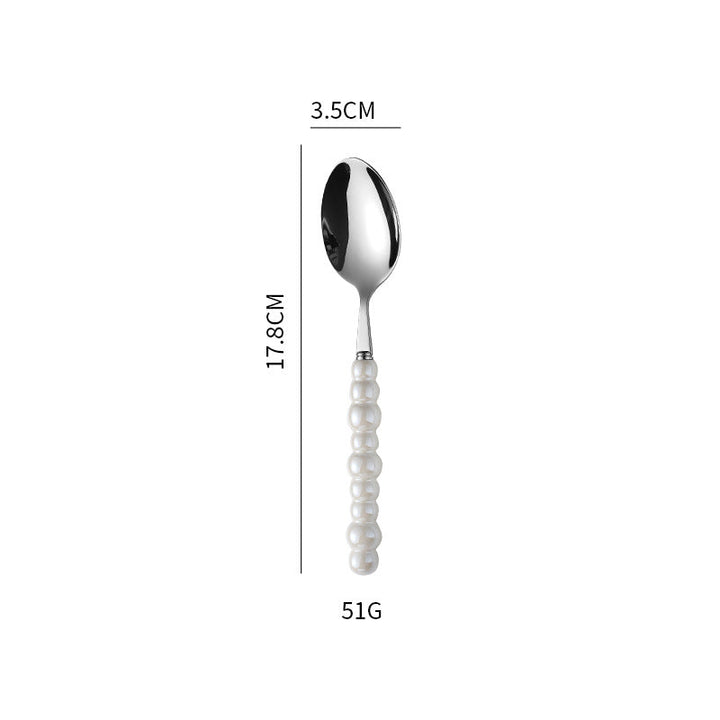 Elegant finger food fork with non-slip handle Kalsten