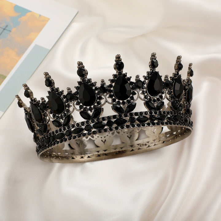 Ladies Luxurious Festive Crown with Shining Gemstones Kalsten